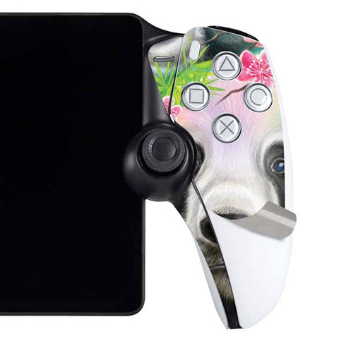 Rainbow Pandas with Butterflies by Sheena Pike PlayStation Portal Remote Player Skin