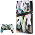 Rainbow Pandas with Butterflies by Sheena Pike PS5 Pro Bundle Skin