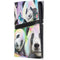 Rainbow Pandas with Butterflies by Sheena Pike PS5 Pro Console Skin