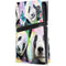Rainbow Pandas with Butterflies by Sheena Pike PS5 Pro Disk Console Skin