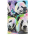 Rainbow Pandas with Butterflies by Sheena Pike PS5 Slim Digital Edition Console Skin