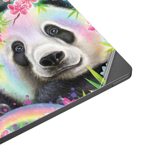 Rainbow Pandas with Butterflies by Sheena Pike Surface Laptop 7 13.8in Skin
