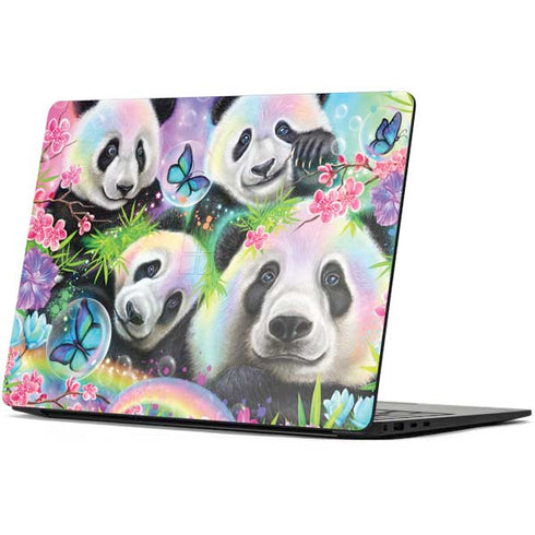 Rainbow Pandas with Butterflies by Sheena Pike Surface Laptop 7 15in Skin