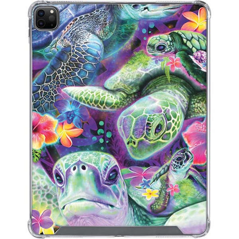 Rainbow Sea Turtles by Sheena Pike iPad Cases