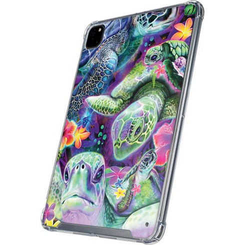 Rainbow Sea Turtles by Sheena Pike iPad Cases