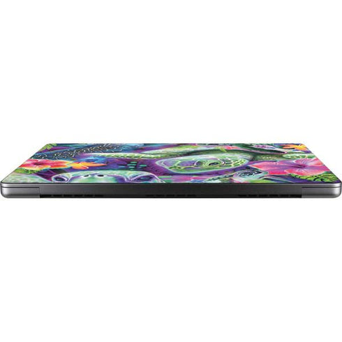 Rainbow Sea Turtles by Sheena Pike Apple MacBook Pro 14-inch Skin