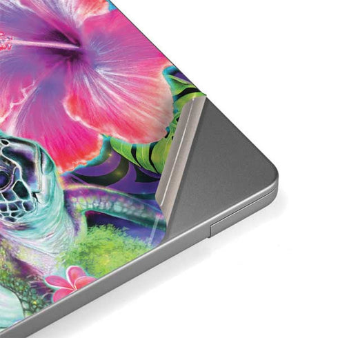 Rainbow Sea Turtles by Sheena Pike Apple MacBook Pro 14-inch Skin