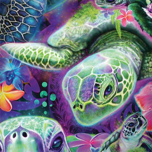 Rainbow Sea Turtles by Sheena Pike MacBook Skins