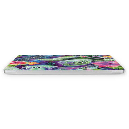 Rainbow Sea Turtles by Sheena Pike Apple MacBook Pro 16-inch Skin