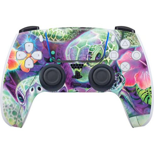 Rainbow Sea Turtles by Sheena Pike PlayStation PS5 Skins