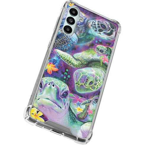 Rainbow Sea Turtles by Sheena Pike Gabb Phone 4 Clear Case
