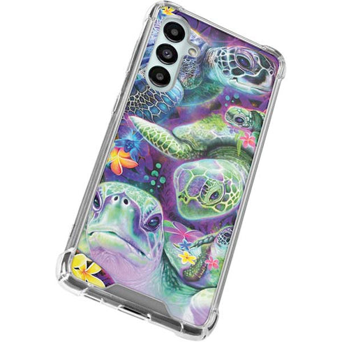 Rainbow Sea Turtles by Sheena Pike Galaxy A16 5G Clear Case