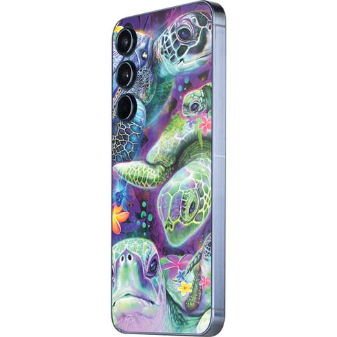 Rainbow Sea Turtles by Sheena Pike Galaxy A35 5G Skin