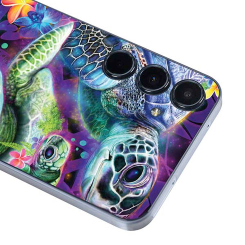 Rainbow Sea Turtles by Sheena Pike Galaxy A35 5G Skin