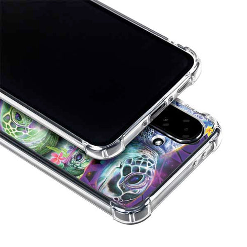 Rainbow Sea Turtles by Sheena Pike Galaxy A36 5G Clear Case