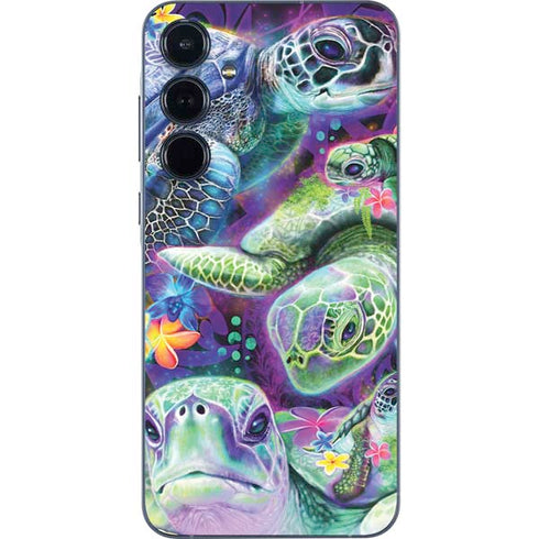 Rainbow Sea Turtles by Sheena Pike Galaxy A55 5G Skin
