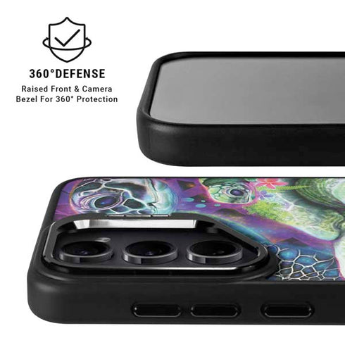 Rainbow Sea Turtles by Sheena Pike Galaxy S24 Ultra Kickstand Case