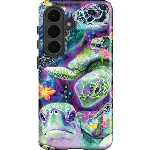 Rainbow Sea Turtles by Sheena Pike Galaxy S26 Plus Impact Case
