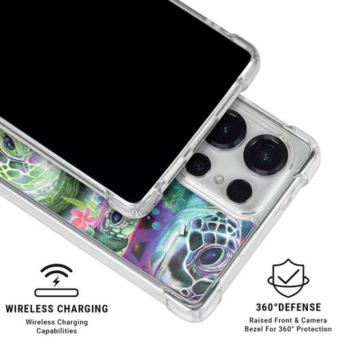 Rainbow Sea Turtles by Sheena Pike Galaxy S26 Ultra Clear Case