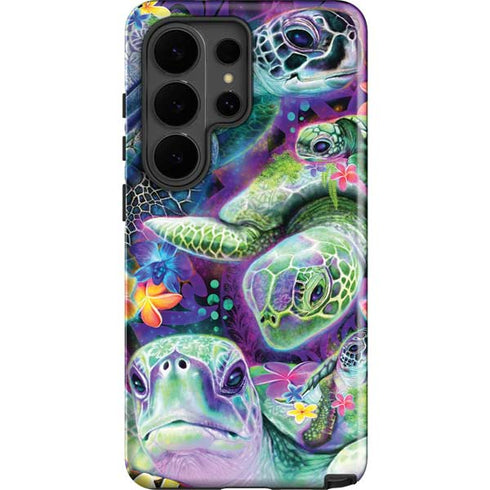 Rainbow Sea Turtles by Sheena Pike Galaxy S26 Ultra Impact Case