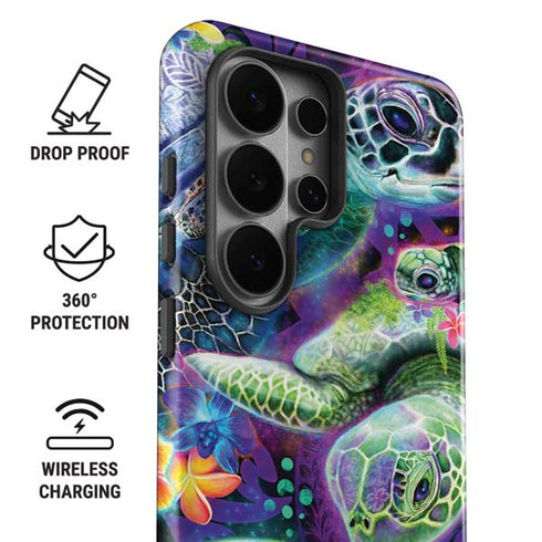 Rainbow Sea Turtles by Sheena Pike Galaxy S26 Ultra Impact Case