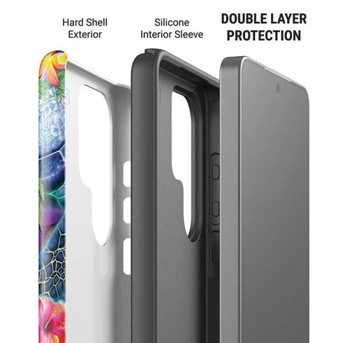 Rainbow Sea Turtles by Sheena Pike Galaxy S26 Ultra Impact Case