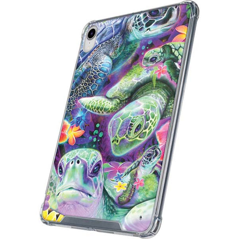Rainbow Sea Turtles by Sheena Pike iPad 11th Gen (2025) Clear Case