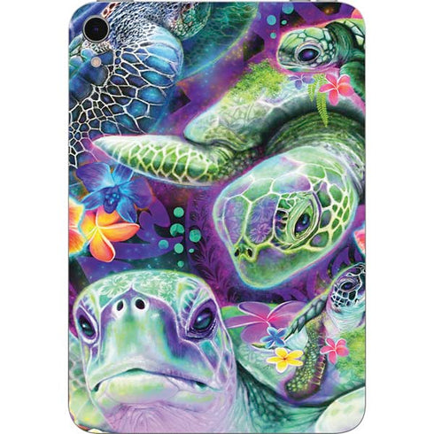 Rainbow Sea Turtles by Sheena Pike Apple iPad Mini Skin