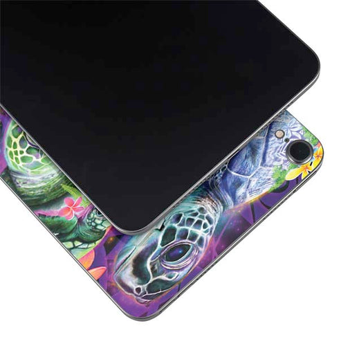 Rainbow Sea Turtles by Sheena Pike Apple iPad Mini Skin