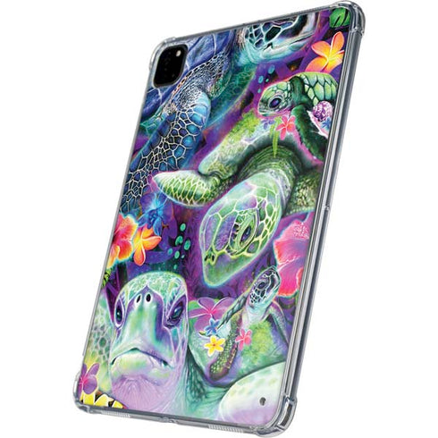 Rainbow Sea Turtles by Sheena Pike iPad Pro 11in (2024) Clear Case