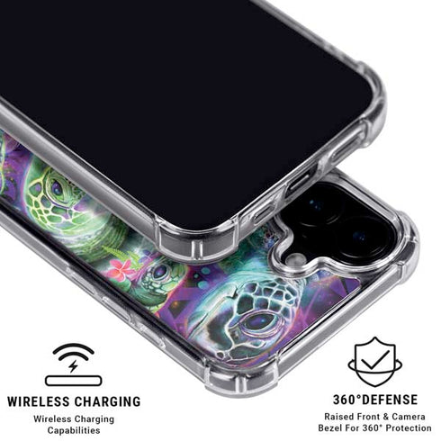 Rainbow Sea Turtles by Sheena Pike iPhone 16 Plus MagSafe Case