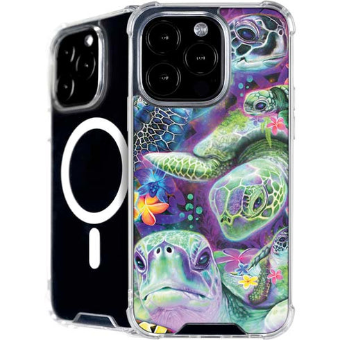 Rainbow Sea Turtles by Sheena Pike iPhone 16 Pro MagSafe Case
