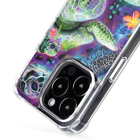Rainbow Sea Turtles by Sheena Pike iPhone 16 Pro MagSafe Case