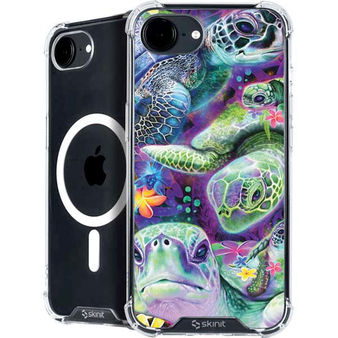 Rainbow Sea Turtles by Sheena Pike iPhone 16e MagSafe Case