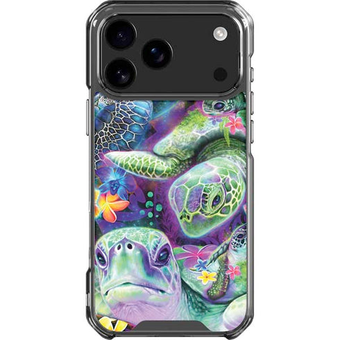 Rainbow Sea Turtles by Sheena Pike iPhone 18 Pro Max Clear Case
