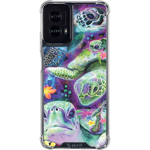 Rainbow Sea Turtles by Sheena Pike Moto G Power 5G (2024) Clear Case