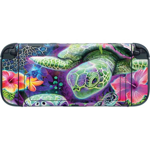 Rainbow Sea Turtles by Sheena Pike Nintendo Switch 2 (2025) with Joy-Con Skin