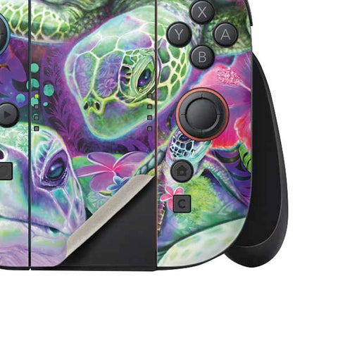 Rainbow Sea Turtles by Sheena Pike Nintendo Switch 2 (2025) Joy-Con Controller Skin