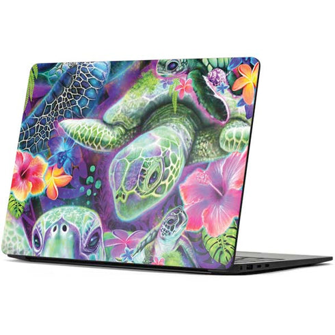 Rainbow Sea Turtles by Sheena Pike Surface Laptop 7 13.8in Skin