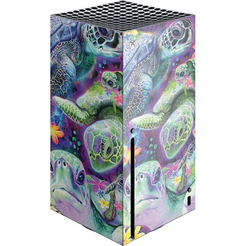 Rainbow Sea Turtles by Sheena Pike Xbox Series X Skins