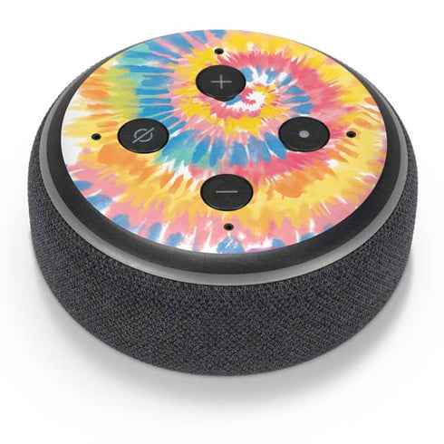 Rainbow Tie Dye Amazon Echo Dot Skin