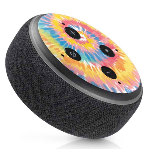 Rainbow Tie Dye Amazon Echo Dot Skin