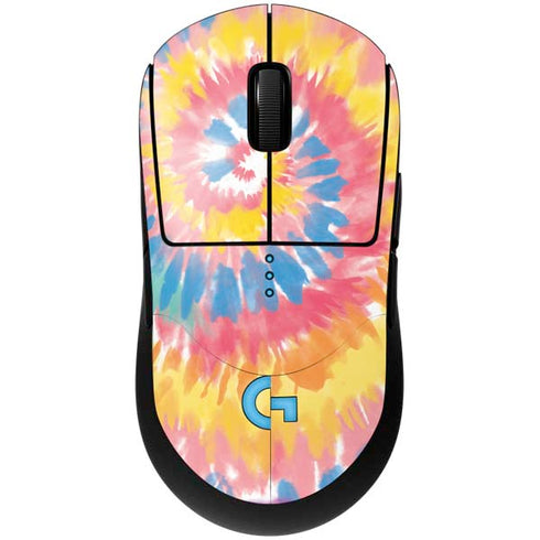 Rainbow Tie Dye G Pro Wireless Gaming Mouse Skin