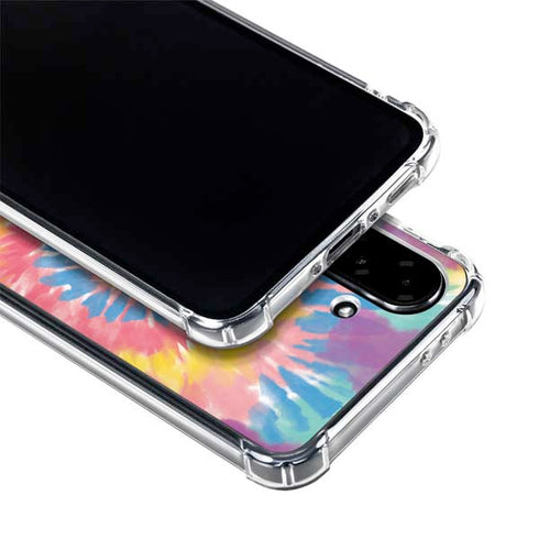 Rainbow Tie Dye Galaxy A36 5G Clear Case