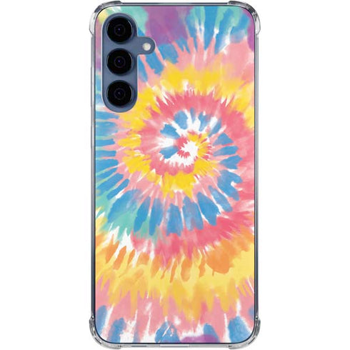 Rainbow Tie Dye Galaxy A55 5G Clear Case