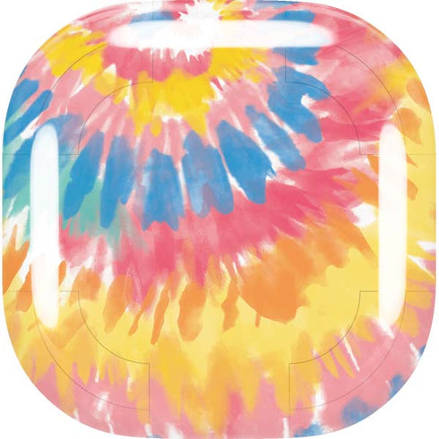 Rainbow Tie Dye Galaxy Buds Live Skin