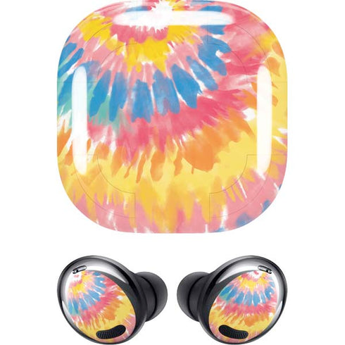 Rainbow Tie Dye Galaxy Buds Pro Skin