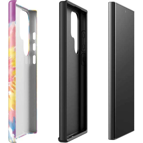Rainbow Tie Dye Galaxy S23 Ultra Pro Case