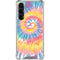 Rainbow Tie Dye Galaxy S24 FE Clear Case