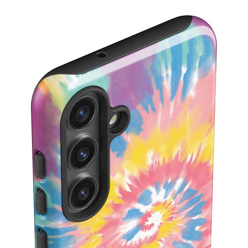 Rainbow Tie Dye Galaxy S25 Impact Case